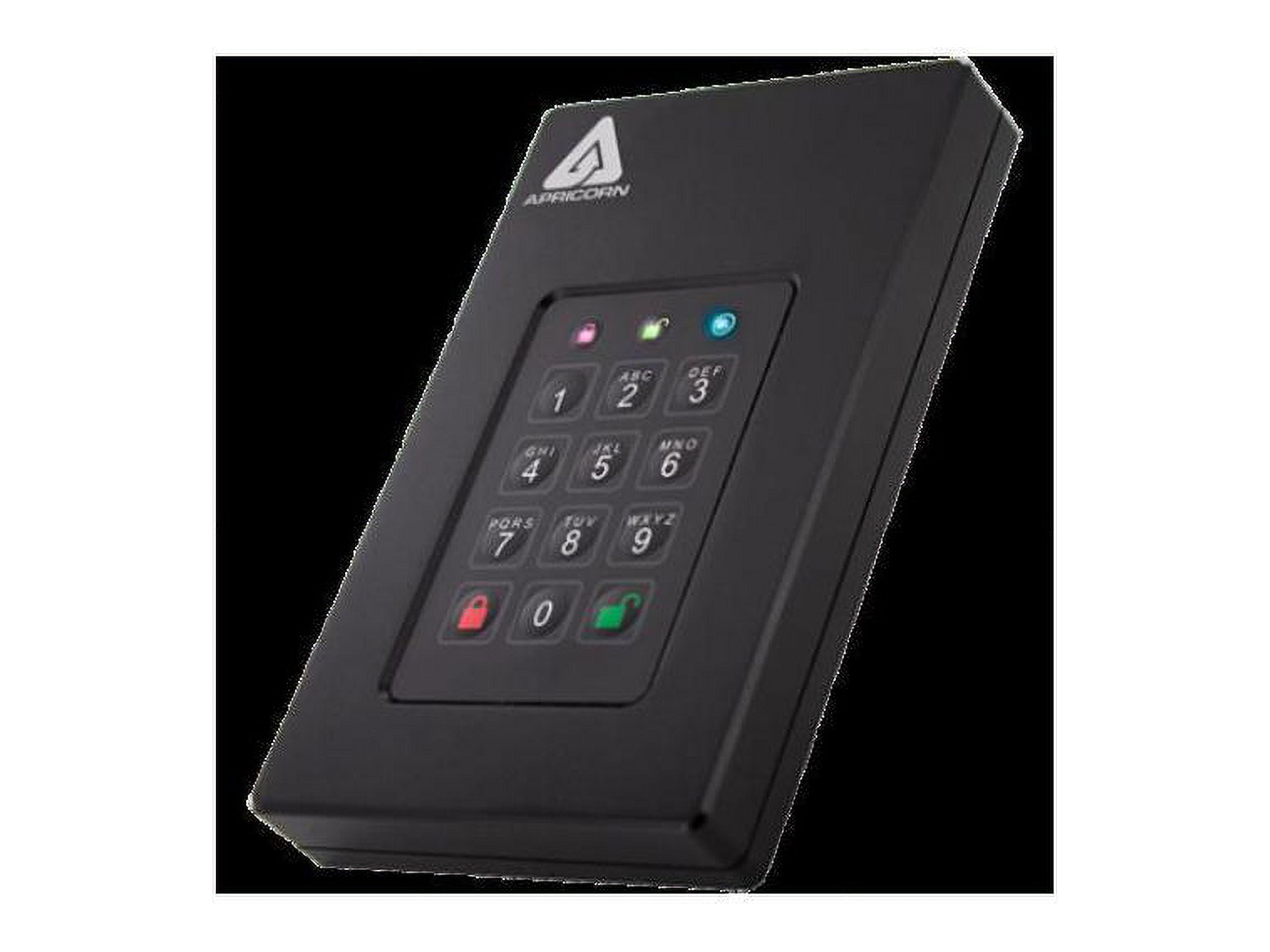 Apricorn Aegis Fortress 512 GB Solid State Drive - External - USB 3.0