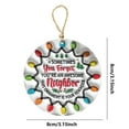 thumbnail image 3 of LSLJS Christmas Hanging Decorations Acrylic Pendant Christmas Hanging Christmas Gifts for Family Colleagues Christmas Tree Round Decoration Christmas Ornaments, 3 of 8
