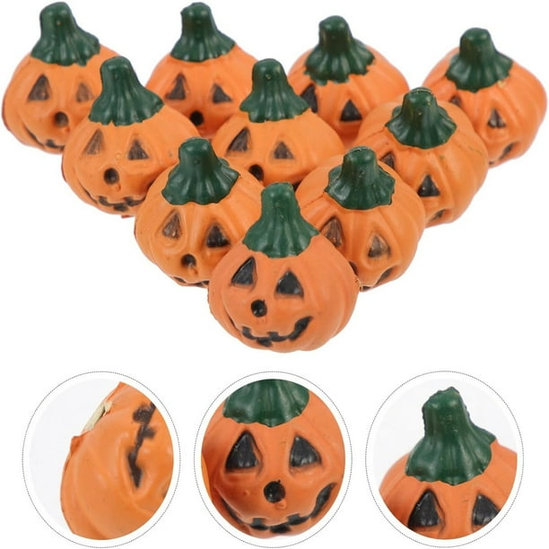 Mini Figuras De Calabazas De Halloween 10 Mini Jardín De Hadas De Halloween Decoración De Halloween Bolsa De Peluche Para Fiestas