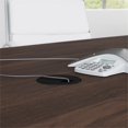 thumbnail image 4 of Pemberly Row 72W Wood Office Conference Table with Metal Base in Black Walnut, 4 of 6