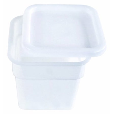 Crestware Container Lid,7 1/2 in L,White SQWL24