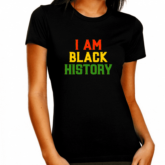 Juneteenth Melanin T-shirt for Women Freedom Day Womens Black Pride Tee