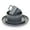 Dark Grey, variant on Luxmatte Dinnerware Set, Black - 20 Piece