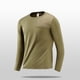 thumbnail image 4 of Blusas y camisas de manga larga y cuello redondo para hombre, informales, a la moda, de color liso, para correr, fitness, de alta elasticidad, de manga larga y cuello redondo, para ejercicio, de polié, 4 of 7