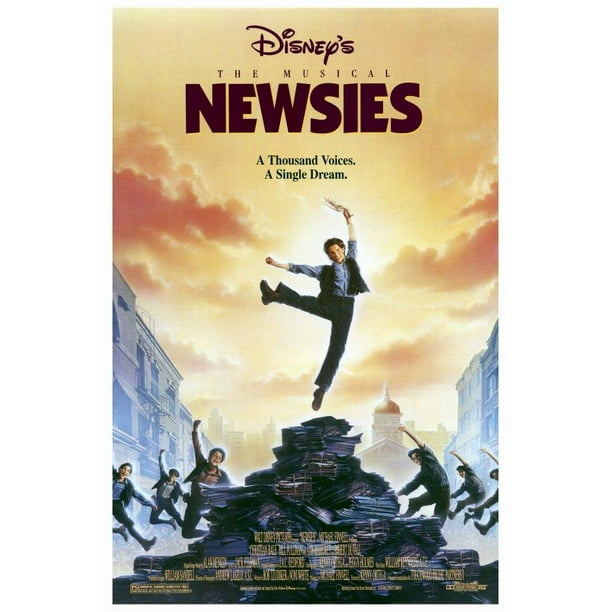 Newsies 1992 27x40 Movie Poster Walmart Com