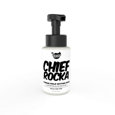 The Doux Chief Rocka Xtreme Hold Setting Foam 8oz. All Hair Types Pump Bottle