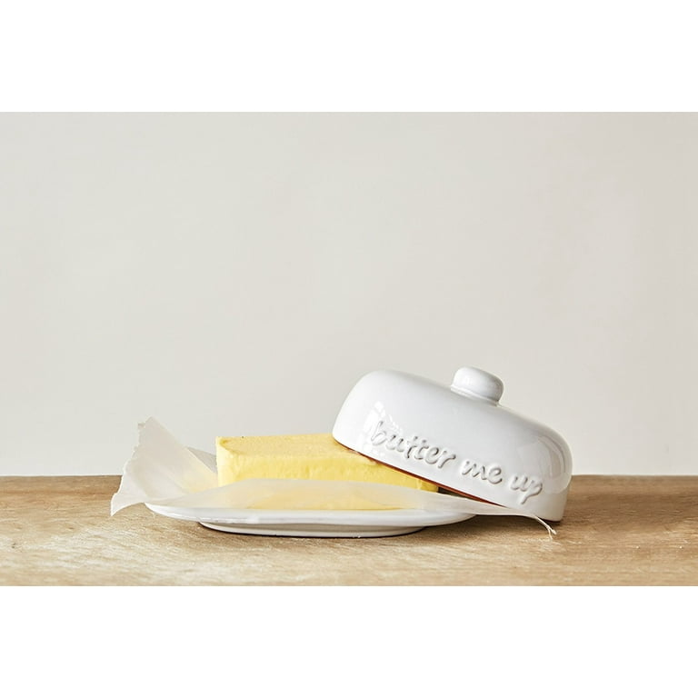 Terracotta butter cheap dish