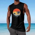 thumbnail image 6 of Hilenly Mens Beach Tank Tops Summer Graphic Palm Tree Sleeveless Shirts Vacation Gym Running Workout Tank Top, 6 of 6