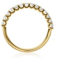 thumbnail image 3 of Pompeii 1/4Ct Diamond U Prong Ring in 10k White or Yellow Gold (G/H,I1-I2), 3 of 6