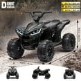 thumbnail image 3 of VOLTZ TOYS 12V ATV Off-Road Ride-On Car for Kids, Electric 4-Wheeler Motorized Quad Toy Vehicle with High/Low Speed Switch, LED Headlights & MP3 Player, Black, 3 of 6