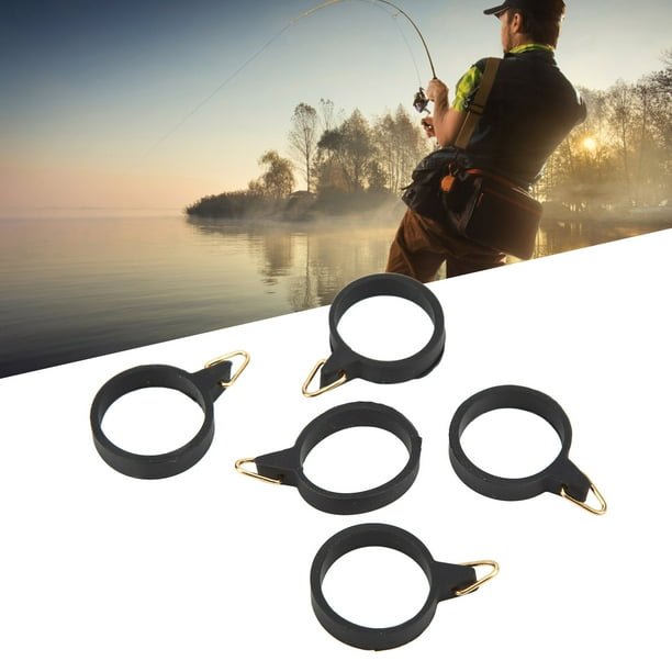 Fishing Rod Hook Holder, Tensile Secure Lure Hook Keeper Elastic