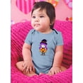 thumbnail image 2 of Cute Witch Girl Pumpkin Costume Bodysuit Infant -Image by Shutterstock,  Newborn, 2 of 4