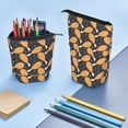 thumbnail image 5 of Lsque Chicken Legs Pattern Telescopic Pencil Bag Pen Holder Stationery Case, Stand-up Retractable Transformer Bag Organizer, 5 of 6