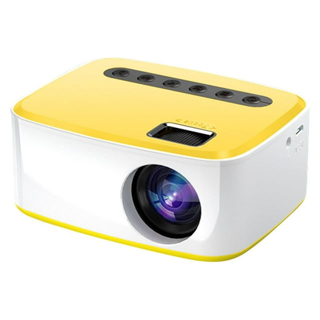 Mini Projecteur Portable,T20 Mini Projecteur à DEL Portable Lecteur Vidéo Cinéma Miniature Projection Hd 1080P,Mini Projecteur Projecteur pour la Maison,Projecteur à DEL Hd Mini,Mini Projecteur Portable
