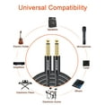 thumbnail image 4 of VANAUX 1/4 Inch Straight Instrument Cable 6.35mm Mono Jack TS Speaker Cable Compatible with Guitar, Keyboards,Bass, Electronic Drum, Pedal Effects, Amplifier, Audio Mixer, Speaker (5Feet/1.5m), 4 of 7