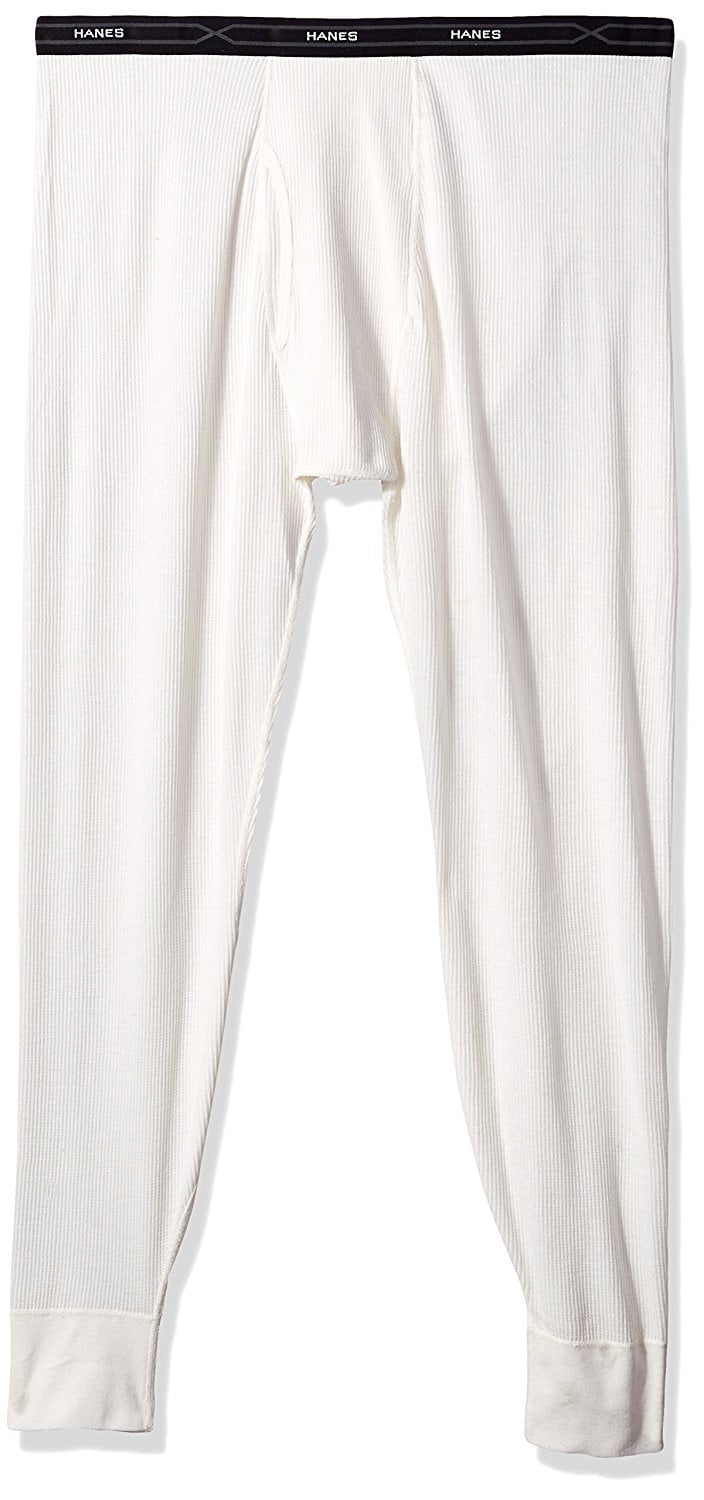 Hanes Men's Big and Tall Red Label X-Temp Thermal Pant, Natural