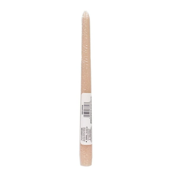 Hometrends 10" Blush Unscented Taper Candle