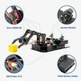 thumbnail image 2 of ACEBOTT 4 DOF ESP32 Programmable Robotic Arm Kit – STEM Educational DIY Robotics Kit Compatible with Arduino, App & Remote Control – Perfect Gift for Teens, Kids 8+, Coding & Engineering Learning Toy, 2 of 7