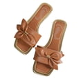 thumbnail image 5 of Gymvis Womens Summer Sandals Open Toe Beach Slides Vacation Flat Slippers for Women Size 5-9, 5 of 9