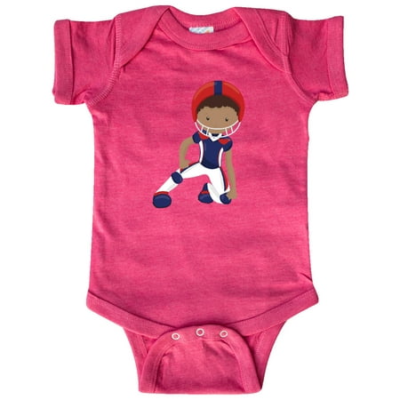 

Inktastic African American Boy Cute Boy American Football Gift Baby Boy Bodysuit