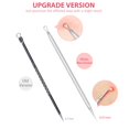 thumbnail image 3 of JPNK Blackhead Remover Comedones Extractor Acne Removal Kit for Blemish, Whitehead Popping, Zit Removing for Nose Face Tools with a Leather Bag, Silver, 6 Pieces, 3 of 7