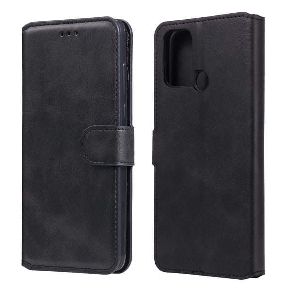For OPPO Realme 7i / C17 Classic Calf Texture PU + TPU Horizontal Flip Leather Case, with Holder &