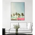 thumbnail image 3 of Giant Art Canvas  30x40 Surf Bus Pink Framed in Multi-Color, 3 of 3