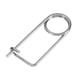 thumbnail image 1 of Uxcell 1-Pack Pasador de Seguridad en Forma de Broche, Pines de Acero Inoxidable M3x42, Sujetadores de Broche de Bloqueo Rápido, Clips Retenedores Pesados, 1 of 7