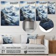 thumbnail image 4 of Designart "Alaska White-Capped Summits" Landscapes Metal Art Living Room, 4 of 5