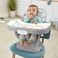 thumbnail image 4 of Fisher-Price SpaceSaver Simple Clean High Chair – Pebble Stream, 4 of 9
