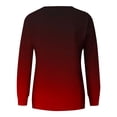thumbnail image 5 of Jsaierl Womens Sweatshirts Plus Size Gradient Trendy Sweatshirts Round Neck Fall Pullover Tops Oversized Long Sleeve Shirts Deals Of the Day, 5 of 6