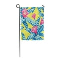 thumbnail image 1 of SIDONKU Blue Aloha Tropical Blooming Aechmea Green Beach Blossom Botanical Bright Garden Flag Decorative Flag House Banner 28x40 inch, 1 of 1