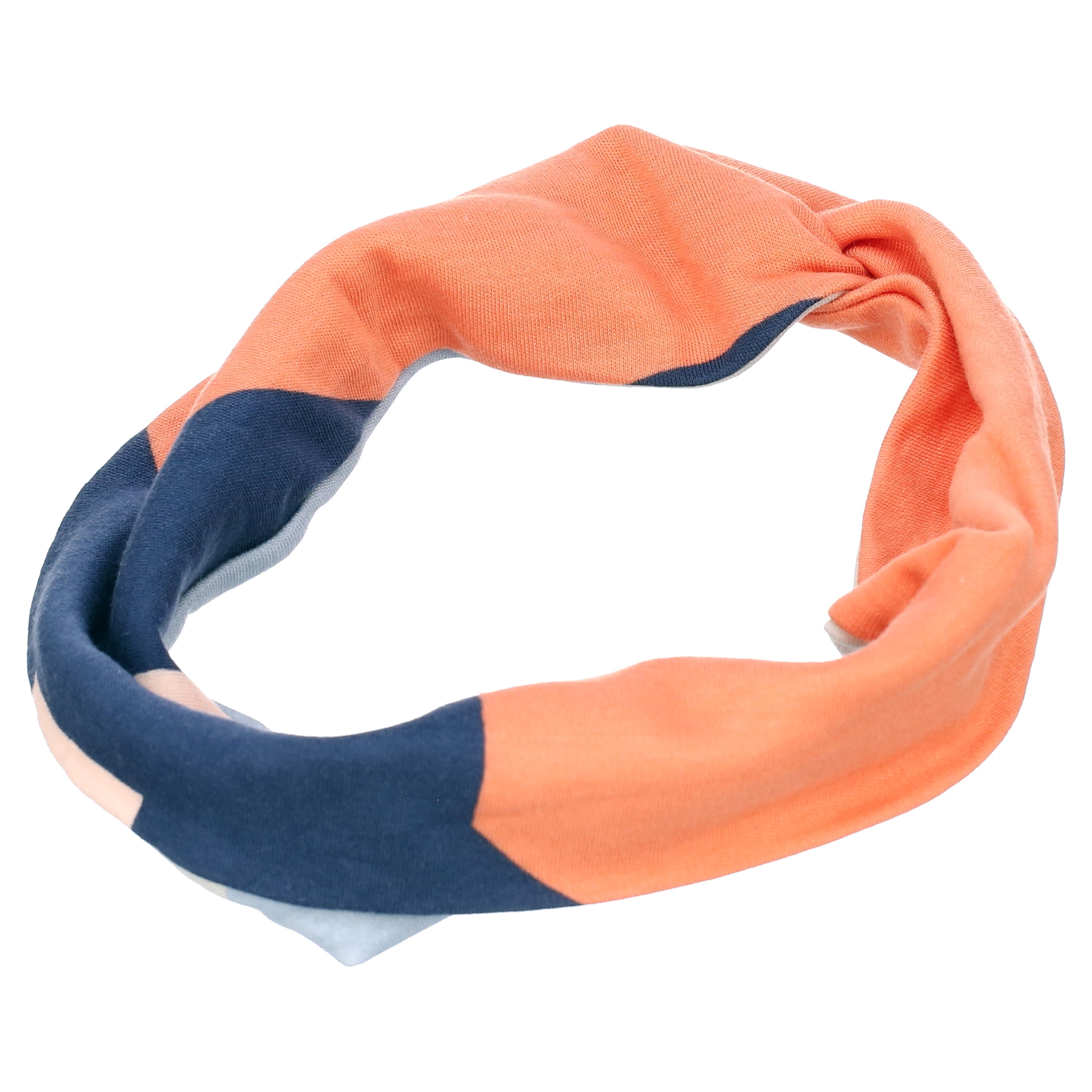 (8 pack) Goody Tru X Hola Lou Collab Ouchless?? Printed Twist Head Wraps Orange 2 Ct