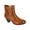 Tan, variant on Cipriata Womens Claretta Leather Ankle Boots