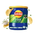thumbnail image 1 of Papas fritas Stax sabor crema y cebolla 40 g, 1 of 4