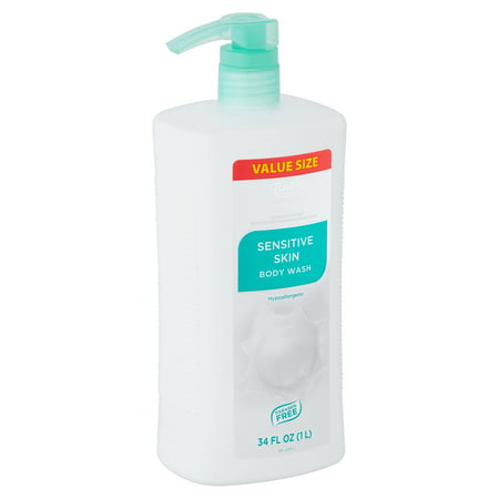 Equate Beauty Sensitive Skin Body Wash, Value Size, 34 fl (Best Liquid Body Soap For Sensitive Skin)