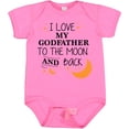 thumbnail image 3 of Inktastic I Love My Godfather to the Moon and Back Boys or Girls Baby Bodysuit, 3 of 5