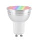 thumbnail image 2 of AC85V-265V GU10 6W RGB+CW Bombilla LED Bombillas de lámpara inteligentes Wi-Fi controladas por teléfono inteligente, 2 of 8