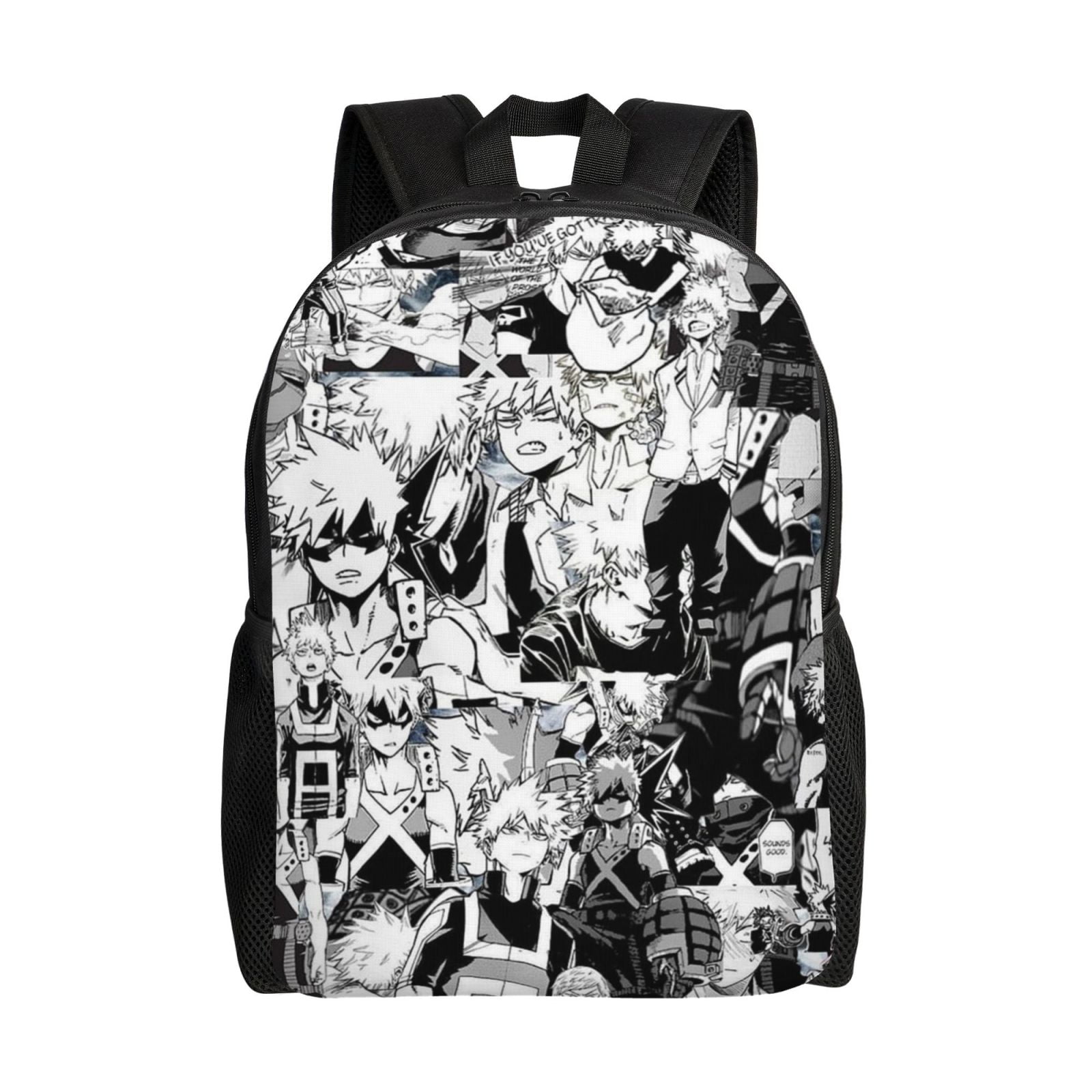 My Hero Academia Anime Backpack – USB Charging Port, Headphone Jack, Fits 15.6” Laptop, School & Travel