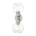 thumbnail image 5 of Livex Lighting - Downtown - 2 Light Sphere Bath Vanity In Industrial Style-16, 5 of 13
