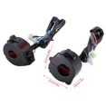 thumbnail image 3 of Motorcycle Handlebar Switch Motorcycle Switch Black Aluminum Pair Of Universal 22Mm Motorcycle Handlebar Switch Control Left Right Side Horn, 3 of 8