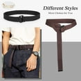thumbnail image 2 of XIATIAN Men Canvas Belt Web Fabric Casual Belt with Black Double D-ring 1 1/2" Wide Set of 2, 2 of 5