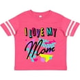 thumbnail image 3 of Inktastic I Love My Mom 80s Retro Style Boys or Girls Toddler T-Shirt, 3 of 5