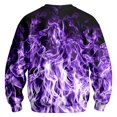 thumbnail image 4 of RUTAYY Boys Crewneck Sweatshirt Purple Flame Graphic Long Sleeve Warm Casual Pullover Sport Playwear, Purple, 4 of 4