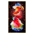 thumbnail image 2 of Kit de punto de cruz Koi preimpreso para principiantes DIY manualidades patrón de peces con herramientas básicas costura preimpresa decoración del 60x110cm Macarena kits de punto de cruz, 2 of 8