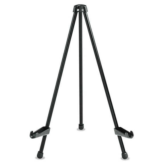 Quartet Tabltop Instant Easel, 14" High, Steel, Black