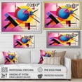 thumbnail image 4 of Designart "Colorful Suprematism quintessence Of Pure III" Abstract Suprematism Canvas Art Print, 4 of 5