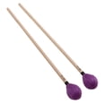 thumbnail image 2 of Yarn Head Mallet, Replacement   Professional Marimba Mallets Comfortable With Maple Handle For Percussion Instruments For Beginner Purple, 2 of 8
