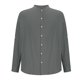 thumbnail image 5 of Blusa y camisa de manga larga con cuello alto para hombre, color liso, cuello alto, botones, cárdigan de manga larga, blusa de poliéster para hombre, 5 of 9
