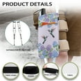 thumbnail image 6 of COEQINE Hummingbird Crutch Bag Floral Broken Foot Underarm Crutch Pouch Compartments Adjustable Crutch Organizer Pouch Stylish Underarm Crutch Bag for Outdoor Enthusiasts, 6 of 7